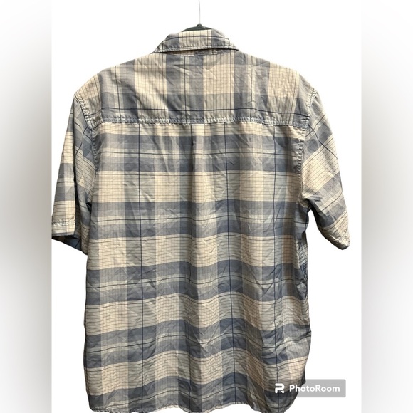 WRANGLER SZ LG Men's Cooling Shirt
Blue Plaid Short Sleeve Button Up Western - Picture 5 of 12